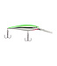 PURE FISHING BERKLEY FLICKER MINNOW SZ 7  3" 1/4 OZ DEPTH 14'-17' LIME CHROME