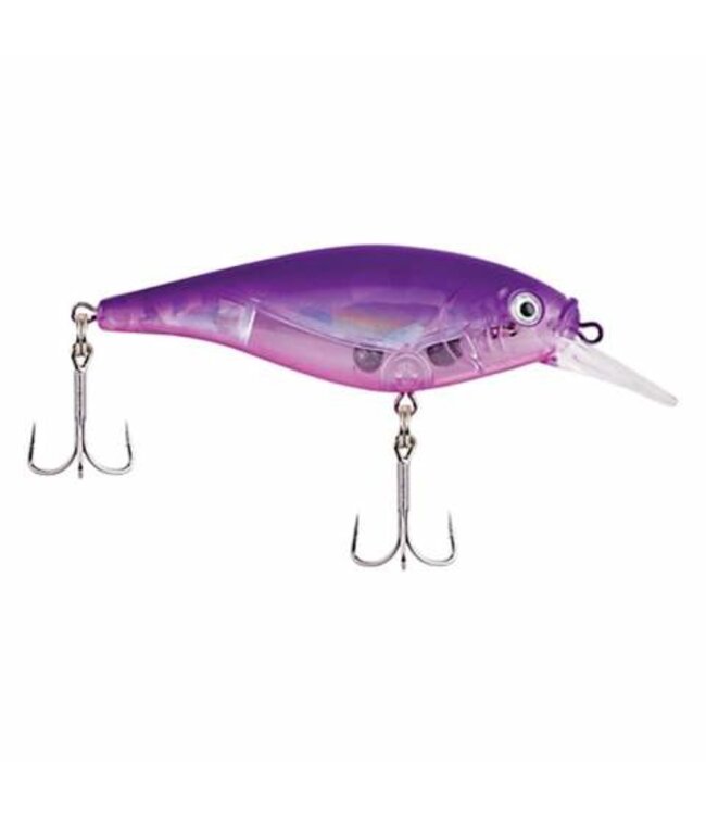 PURE FISHING BERKLEY FLICKER MINNOW SZ 7  3" 1/4 OZ DEPTH 14'-17'FLASHY PURPLE CANDY