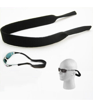 Fisherman Eyewear FISH CORD (EA) BLACK,RUBBERTIP (F.E.)