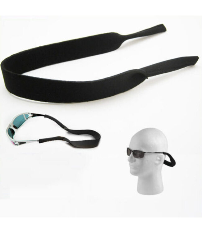 Fisherman Eyewear FISH CORD (EA) BLACK,RUBBERTIP (F.E.)