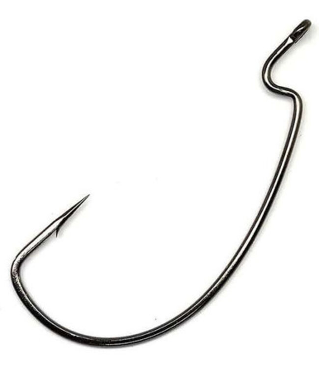 Spro Corp. GAMAKATSU SZ-5/0 EXTRA WIDE GAP BLACK WORM HOOK 5/PK CSPK=20
