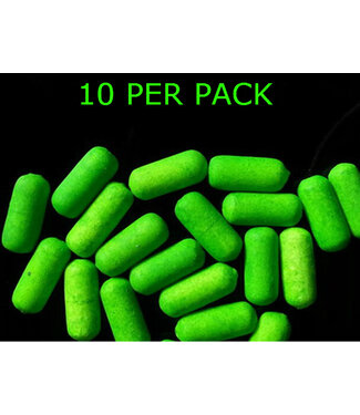 BAIT RIG FLOATS  GREEN 5/16"