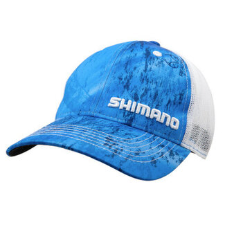 SHIMANO AMERICAN CORP. SHIMANO ROWING CAP ONE SIZE FITS MOST / BLUE CAMO