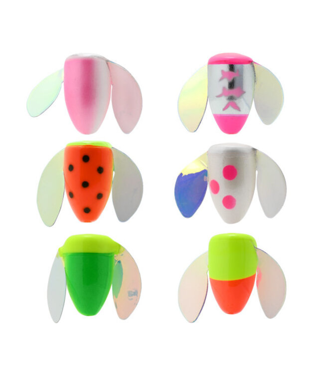 All Seasons Sports SPIN N GLOW - LEMON LIME 1-1/4"