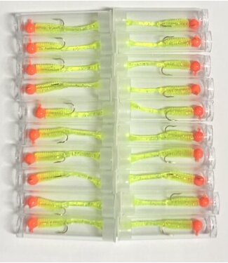 CUBBY FISHING 1408 CUBBY MINI-MITE YELLOW/CLR GLITT 1/32oz