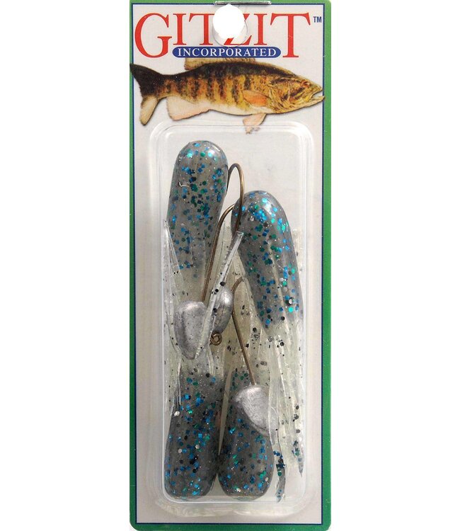Gitzit Incorporated 93220 - GITZIT 2.5"" FAT GITZIT BLUEGILL 4PK 2 HOOK