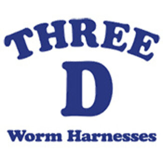 Three D Worm Harness THREE D WORM HARNESS Tomahawks #6 Spicy Shad (TOM6-UVSS)