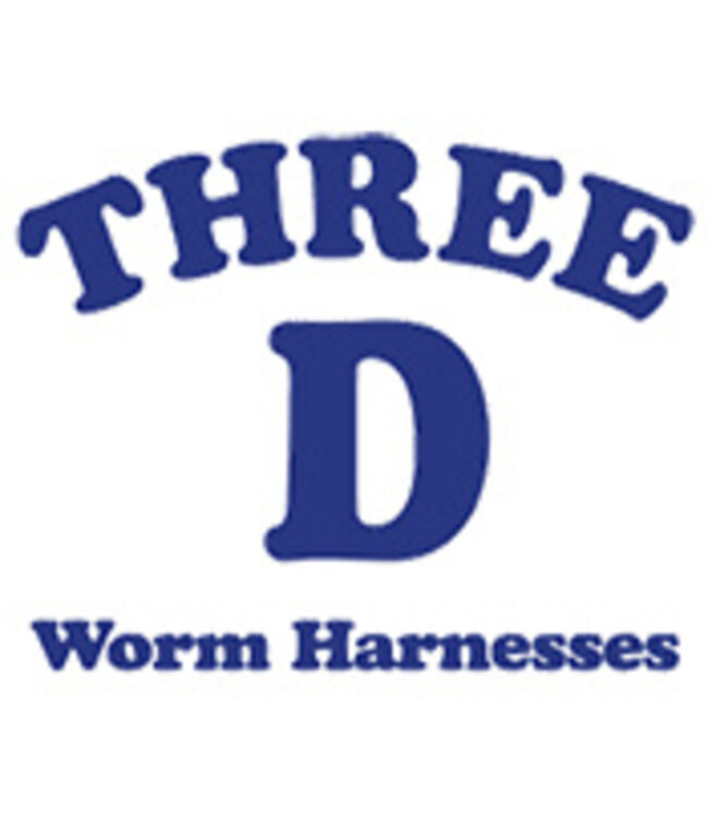 Three D Worm Harness THREE D WORM HARNESS Tomahawks #6 Spicy Shad (TOM6-UVSS)