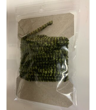Wapsi VARIEGATED CHENILLE MED, BLACK/OLIVE (VG2302)