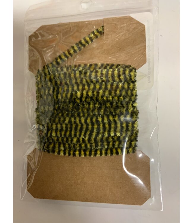 Wapsi (VG2305) VARIEGATED CHENILLE MED, BLACK/YELLOW
