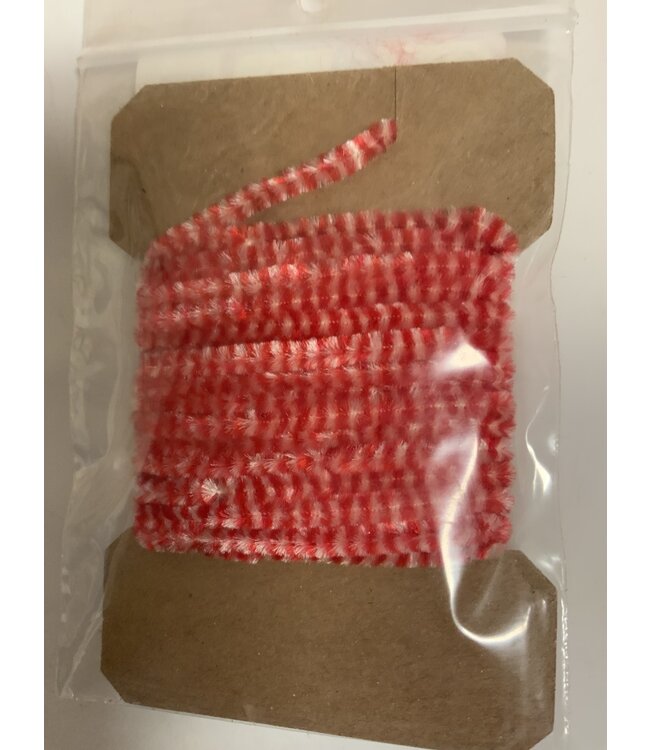 Wapsi (VG2309) VARIEGATED CHENILLE MED, RED/WHITE