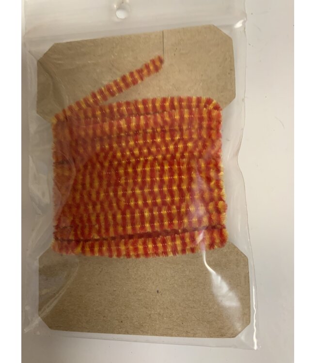 Wapsi (VG2308) VARIEGATED CHENILLE MED, RED/YELLOW