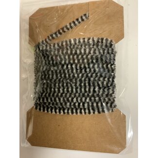 Wapsi VARIEGATED CHENILLE MEDIUM, BLACK/WHITE (VG2301)