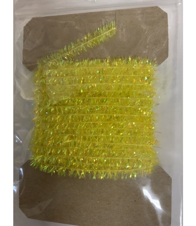 Wapsi (CTL006) TINSEL CHENILLE LARGE, YELLOW/PEARL
