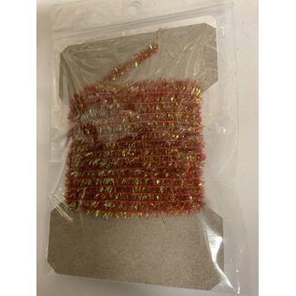 Wapsi (CTM034) TINSEL CHENILLE MEDIUM, COPPER.BRN/PEARL