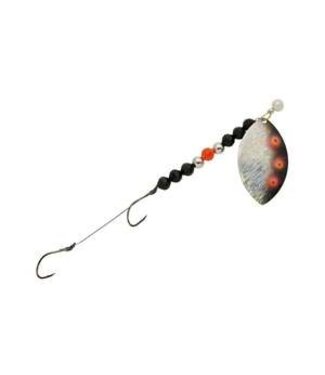 Three D Worm Harness THREE-D WORM HARNESS PRO SERIES #3 COLORADO SILVER/BLACK SCALE (CS3-SBSC)