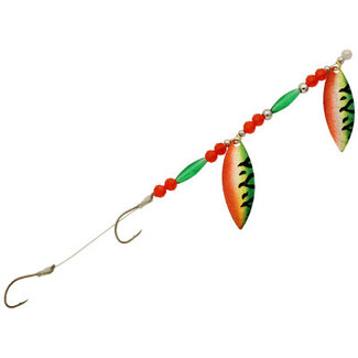 Three D Worm Harness THREE D WORM HARNESS  PRO SERIES #3 COLORADO FIRETIGER FISHSCALE (CS3-FTFS)