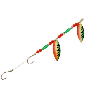Three D Worm Harness THREE D WORM HARNESS  PRO SERIES #3 COLORADO FIRETIGER FISHSCALE (CS3-FTFS)