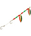 Three D Worm Harness THREE D WORM HARNESS  PRO SERIES #3 COLORADO FIRETIGER FISHSCALE (CS3-FTFS)