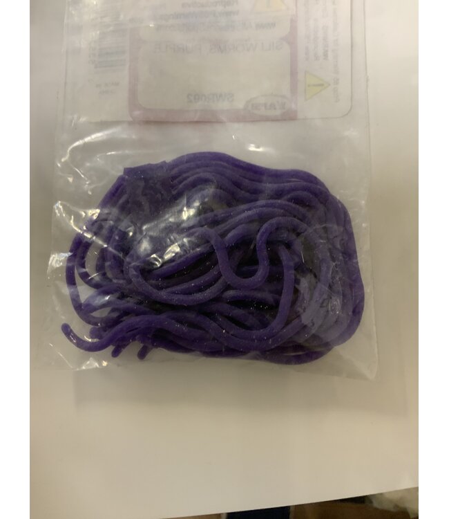 Wapsi SILI WORMS, PURPLE SWR092