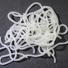 HARELINE Caster's Squirmito The Original Squiggly Worm Material #65 Clear White CSQ65