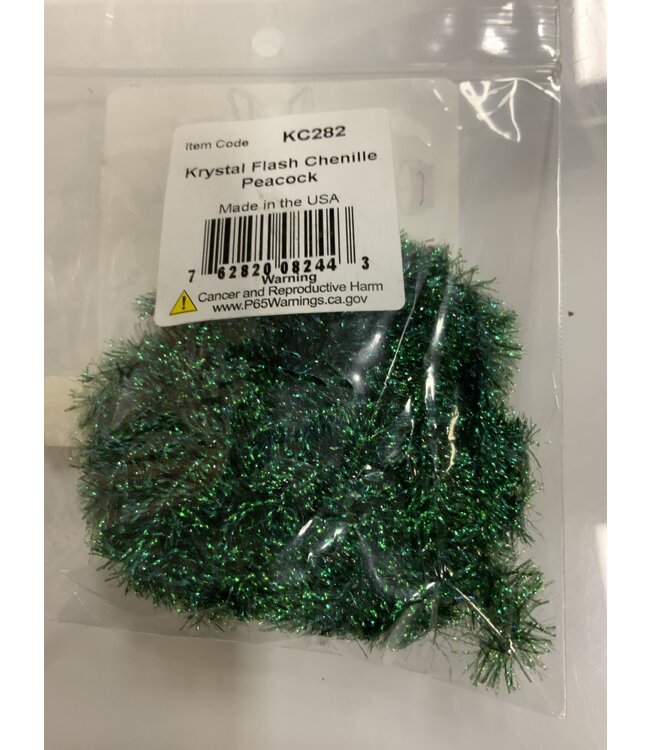 Krystal Flash Chenille #282 Peacock KC282