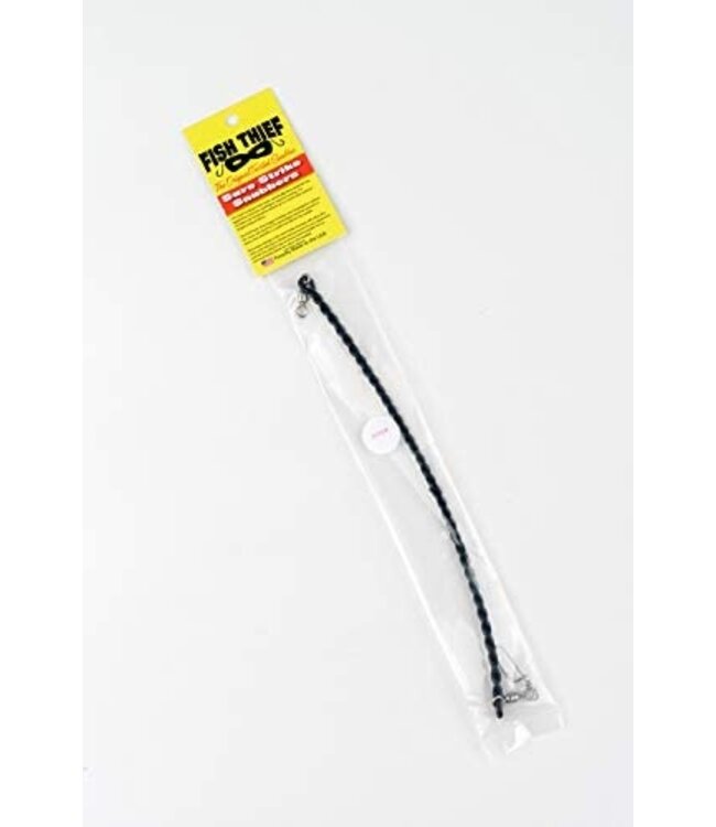 Fish Thief 10"" Downrigger Snubber, Black
