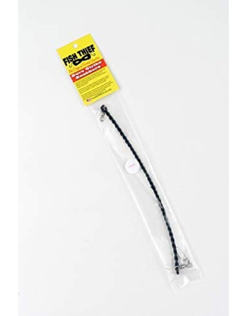 Fish Thief 10"" Downrigger Snubber, Black All Seasons Sports