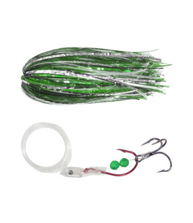 A-TOM-MIK MFG. L-234  A-TOM-MIK TOURNAMENT LIVE SERIES TROLLING FLY  UV GREEN GLOW