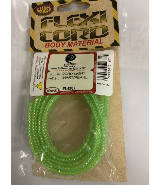 Wapsi FLEXI-CORD LIGHT 1/4" FL CHART/PEARL FL4387 (DISC)