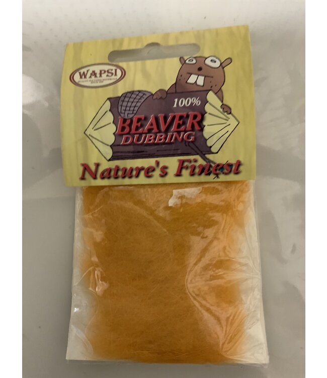 Wapsi BEAVER DUBBING, SULPHUR ORANGE BD129