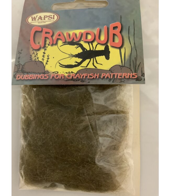 Wapsi CRAWDUB DUBBING, BROWN OLIVE CRD091