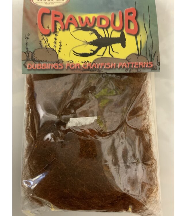 Wapsi CRAWDUB DUBBING, RUSTY BROWN  CRD051