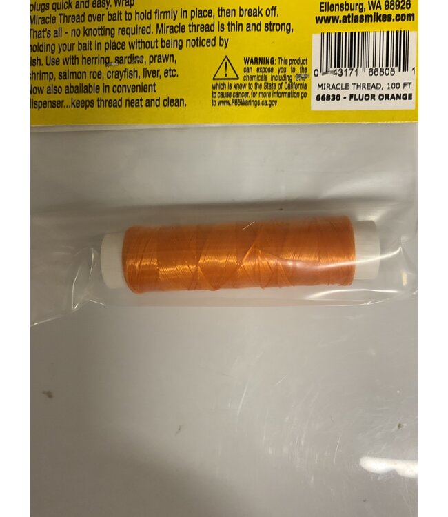 MIRACLE THREAD 100FT FLO ORANGE