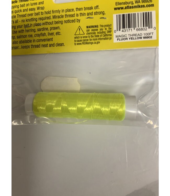 MIRACLE THREAD 100FT FLO YELLOW