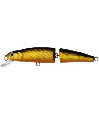 Challenger Lures MG008-046 CHALLENGER JR JOINTED MINNOW 3 1/2” 5/16 OZ GOLD/BLACK-OR BELLY