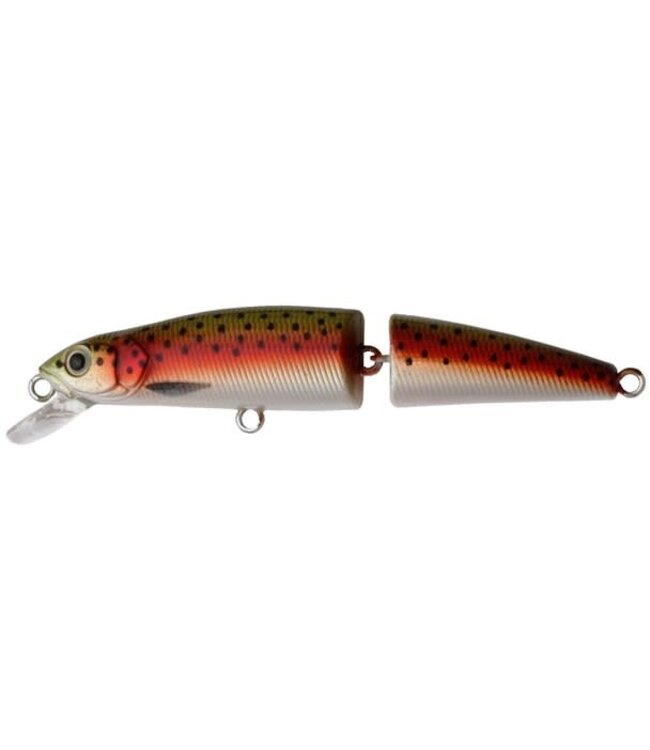 Challenger Lures MG008-071 CHALLENGER JR JOINTED MINNOW 3 1/2” 5/16 OZ RAINBOW METALLIC