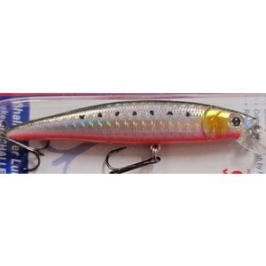 Challenger Plastic Products JL120-520-713 CHALLENGER JR. MINNOW 3-1/2” 5/16 OZ BLACK/SIL PINK BELLY
