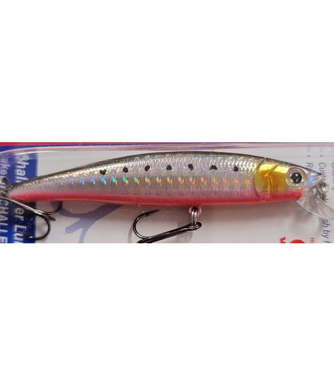 Challenger Lures JL120-520-713 CHALLENGER JR. MINNOW 3-1/2” 5/16 OZ BLACK/SIL PINK BELLY