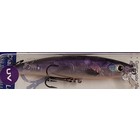 Challenger Plastic Products JL120-904G-2 CHALLENGER JR. MINNOW 3-1/2” 5/16 OZ UV PUR CRYSTAL OR BELLY