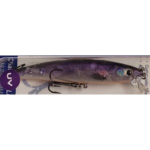 Challenger Plastic Products JL120-904G-2 CHALLENGER JR. MINNOW 3-1/2” 5/16 OZ UV PUR CRYSTAL OR BELLY