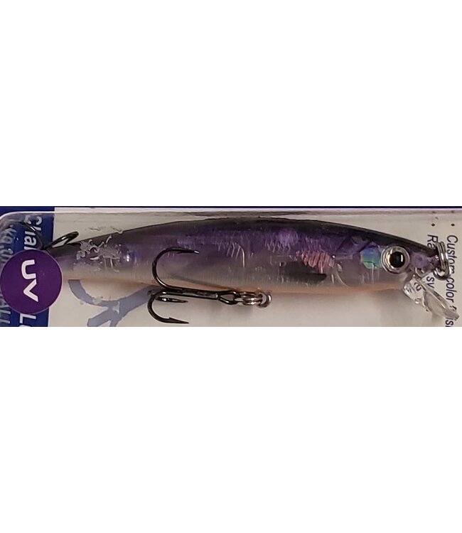 Challenger Lures JL120-904G-2 CHALLENGER JR. MINNOW 3-1/2” 5/16 OZ UV PUR CRYSTAL OR BELLY