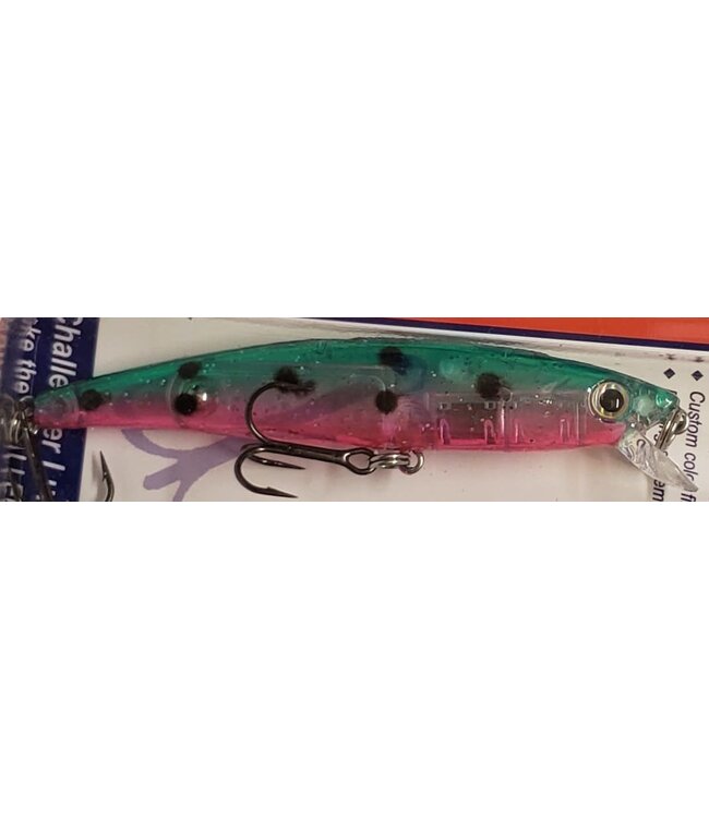 Challenger Lures JL120-C347G CHALLENGER JR. MINNOW 3-1/2” 5/16 OZ UV WATERMELON