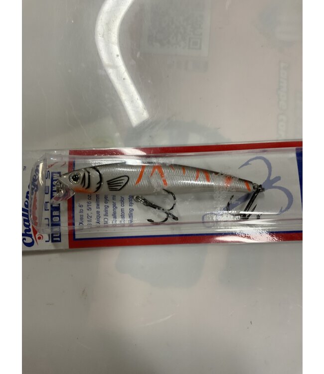 Challenger Lures JL120-T17 CHALLENGER JR. MINNOW 3-1/2” 5/16 OZ ORANGE PEEL