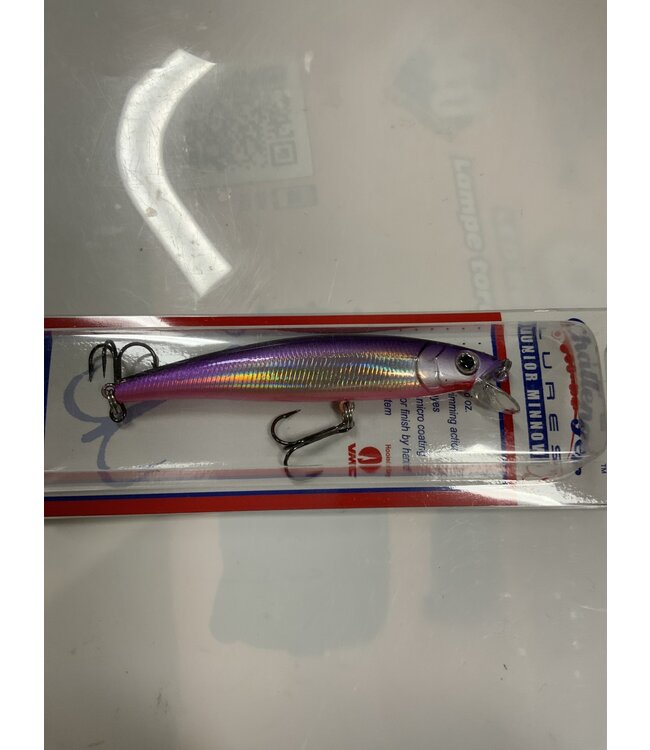 Challenger Lures JL120-T26T  CHALLENGER JR. MINNOW 3-1/2" 5/16 OZ UV MET PK/PUR/GOLD