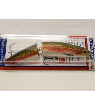 Challenger Lures MG010-071 CHALLENGER JOINTED MINNOW 4-3/8" 1/2 OZ RAINBOW METALLIC