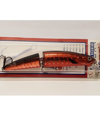 Challenger Lures MG010-T10 CHALLENGER JOINTED MINNOW 4-3/8" 1/2 OZ COPPER ORANGE FLASH