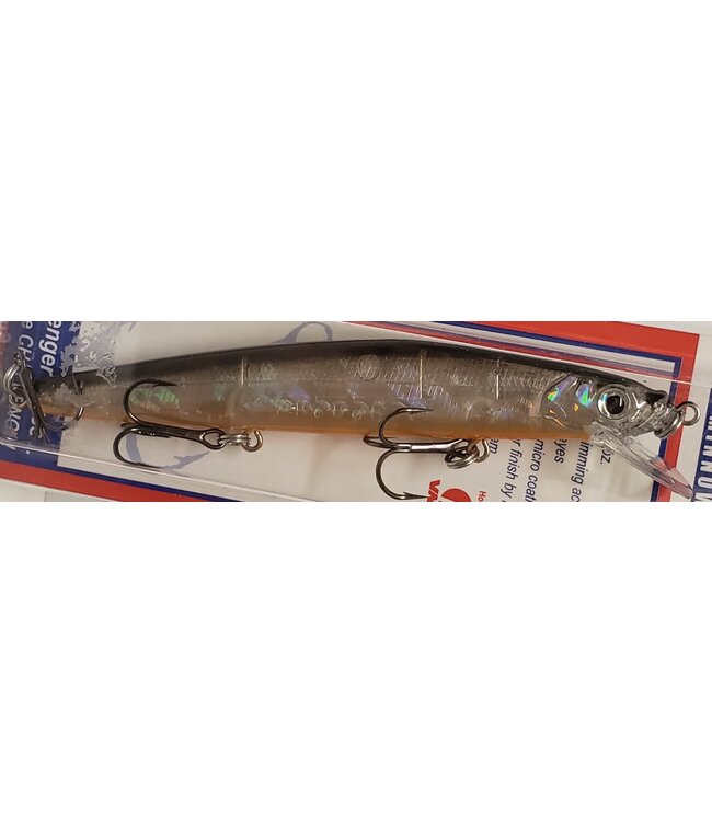 Challenger Lures EG033–010 CHALLENGER MINNOW 4-1/2” 3/8 OZ CLEAR ORANGE BELLY