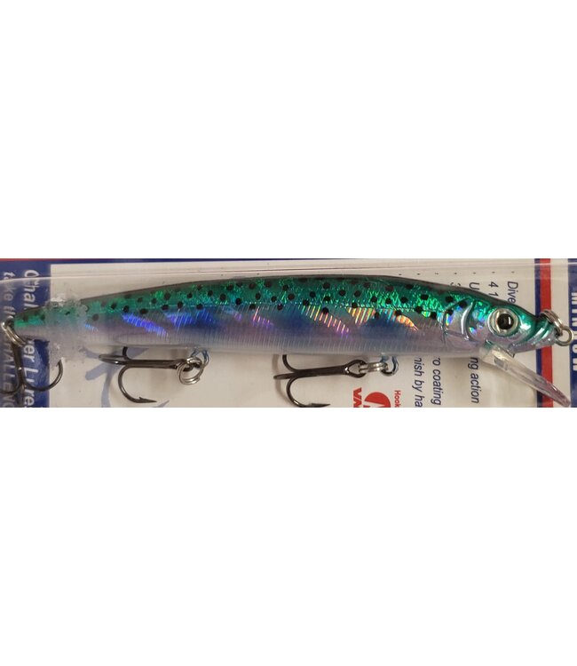 Challenger Lures EG033-454  CHALLENGER MINNOW 4-1/2” 3/8 OZ  GREEN SHINER