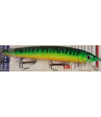 Challenger Lures CHALLENGER MINNOW 4-1/2” 3/8 OZ HOT TIGER EG033-T08